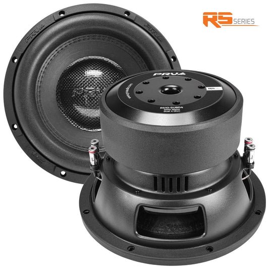 PRV AUDIO 10" 1000 WATT DVC 4 OHM SUBWOOFER (RS10-SUBD4)
