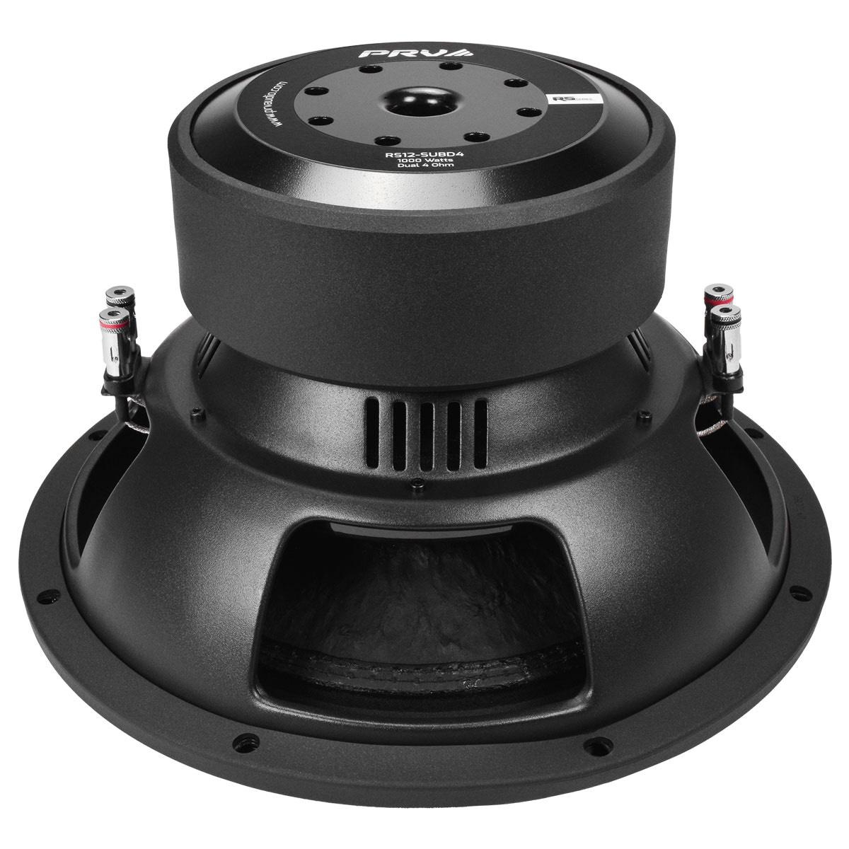 PRV AUDIO 12" 1000 WATT DVC 4 OHM SUBWOOFER (RS12-SUBD4)