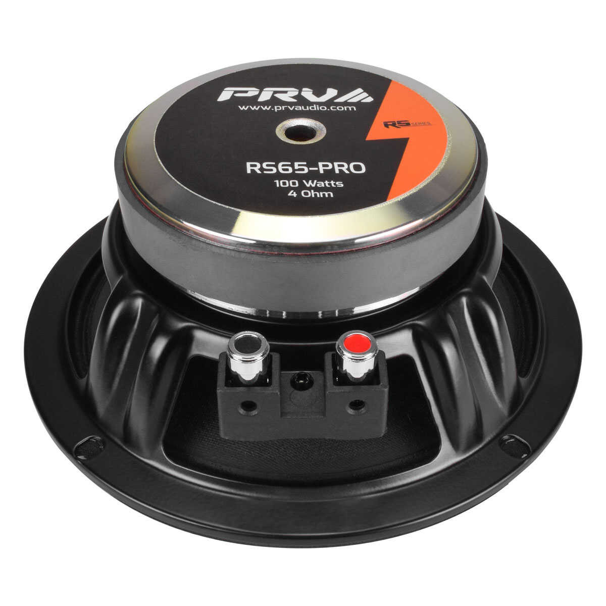 PRV AUDIO - 6.5" FULL RANGE - STAMPED STEEL BASKET - 1" VC - 100W POWER - 4 OHMS (RS65-PRO)