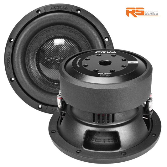 PRV AUDIO 8" 500 WATT DVC 4 OHM SUBWOOFER (RS8-SUBD4)