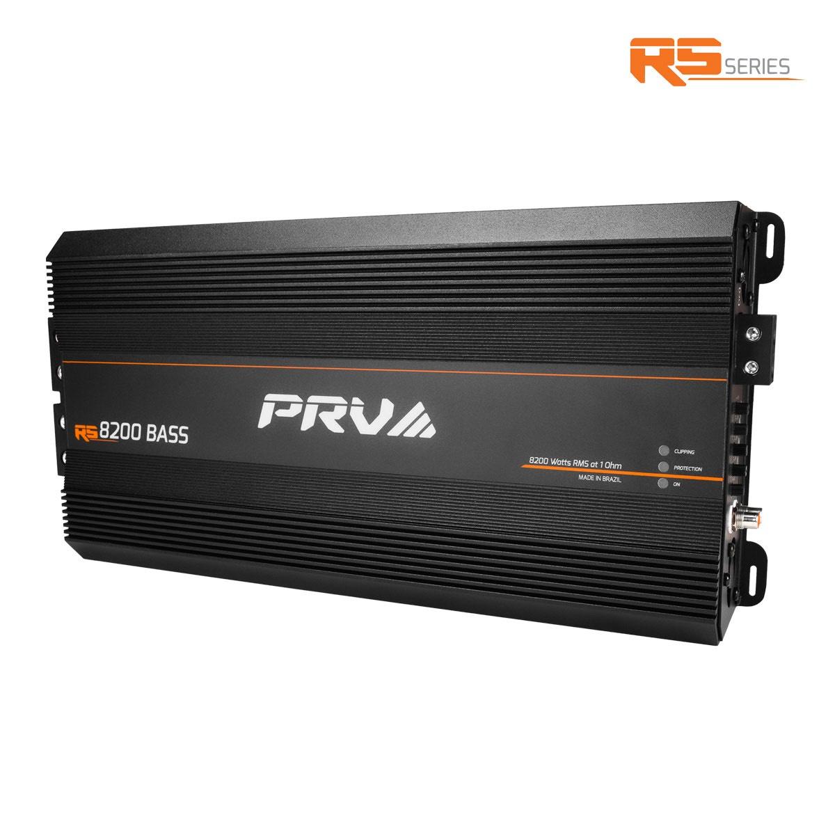 PRV AUDIO - 8200 WATT CAR AUDIO AMPLIFIER 1 OHM (RS8200 BASS 1 OHM)