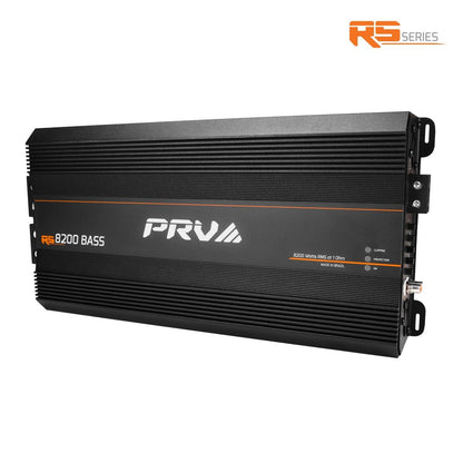 PRV AUDIO - 8200 WATT CAR AUDIO AMPLIFIER 1 OHM (RS8200 BASS 1 OHM)