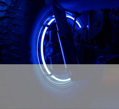 STINGER COLORTRAIL 14-18" ADJUSTABLE RGBW MULTI-COLOR LED WHEEL LIGHT KIT WITH ENLIGHT10 APP FULL CONTROL + HORIZON CONNECTIVITY (RSCWL10)