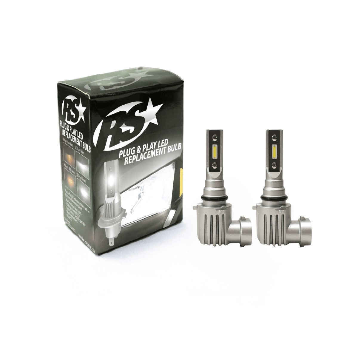 RACESPORT PLUG & PLAY LED HEADLIGHT BULBS (RSPNP9006)