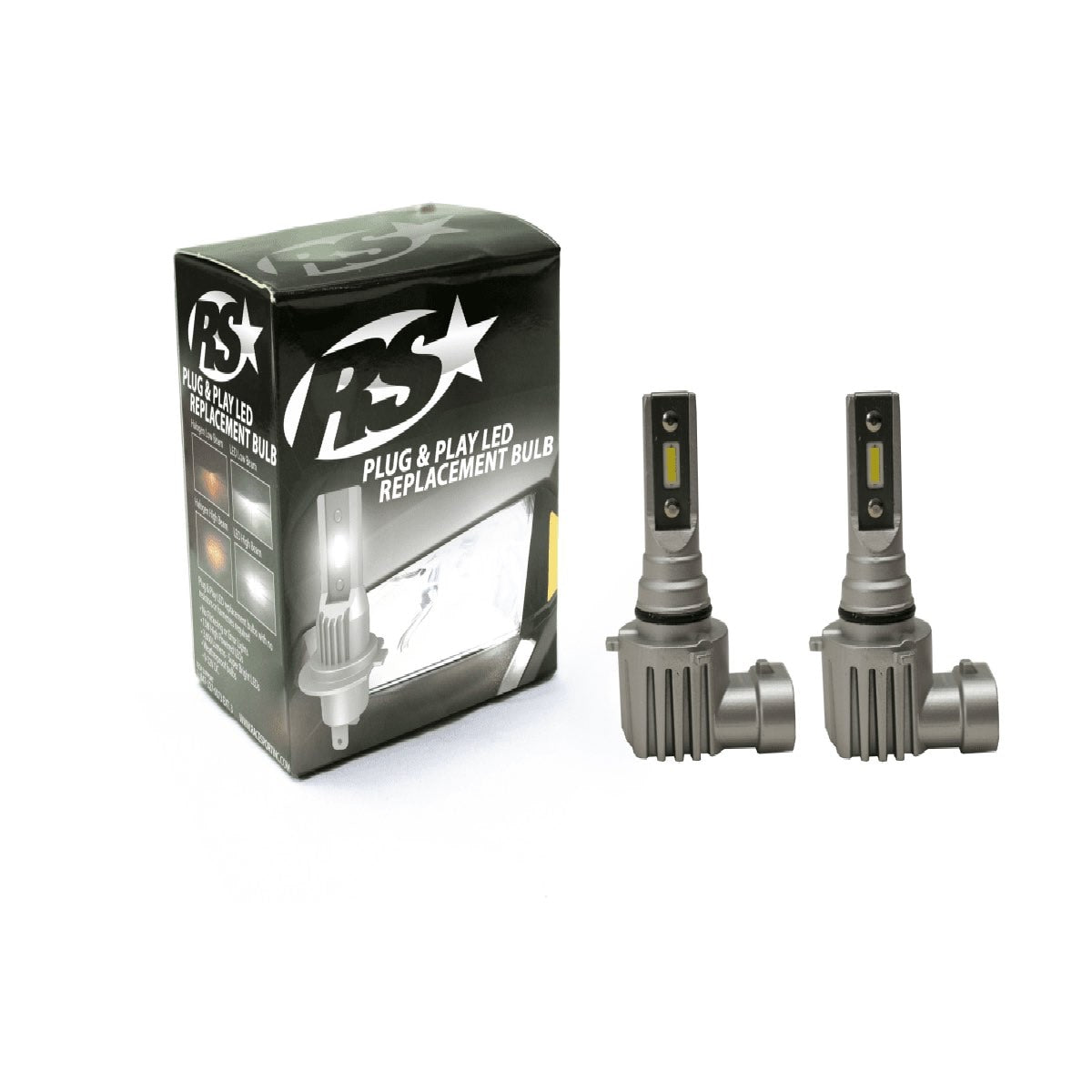 RACE SPORT PLUG & PLAY LED HEADLIGHT BULBS (RSPNPH10)