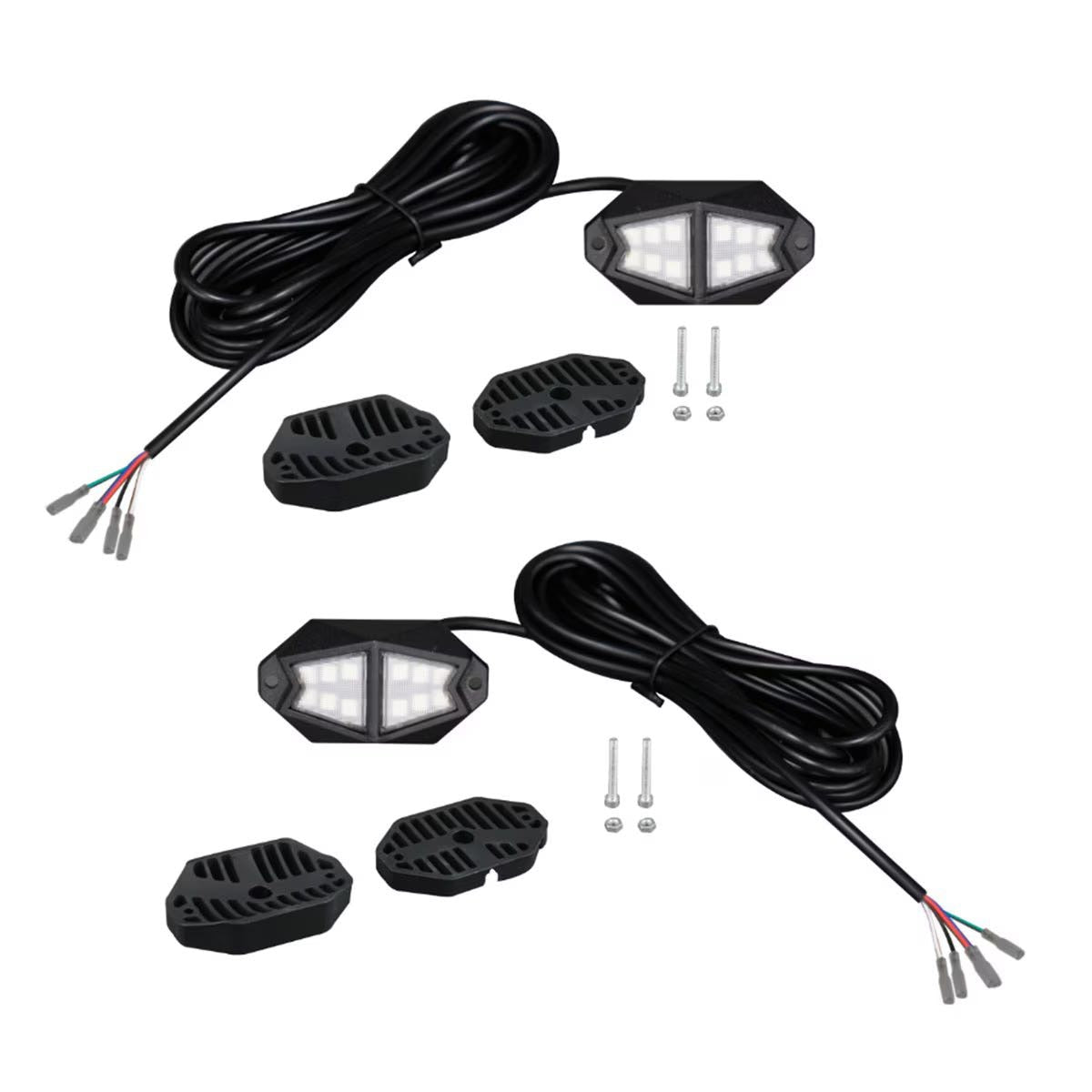 STINGER COLORTRAIL 2 PIECE RGB+W ROCK LIGHT ADD ON KIT (RSRGBW)