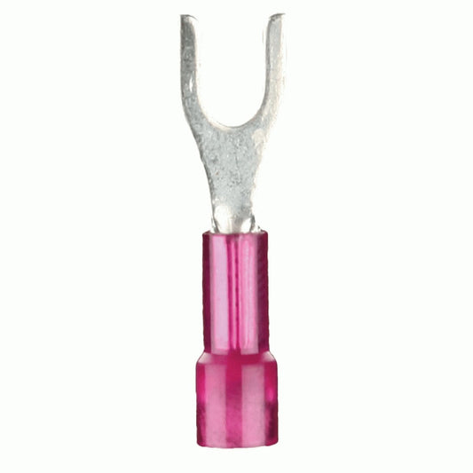 INSTALL BAY RED VINYL SPADE TERMINAL 22-18 GAUGE #10 (RVST10)