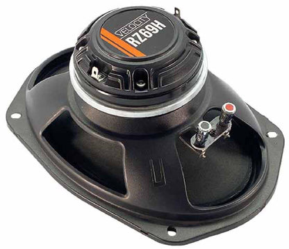 VELOCITY FULL RANGE HORN LOADED 600 WATT 6X9" COAX SPEAKERS PAIR PACKED (RZ69H)