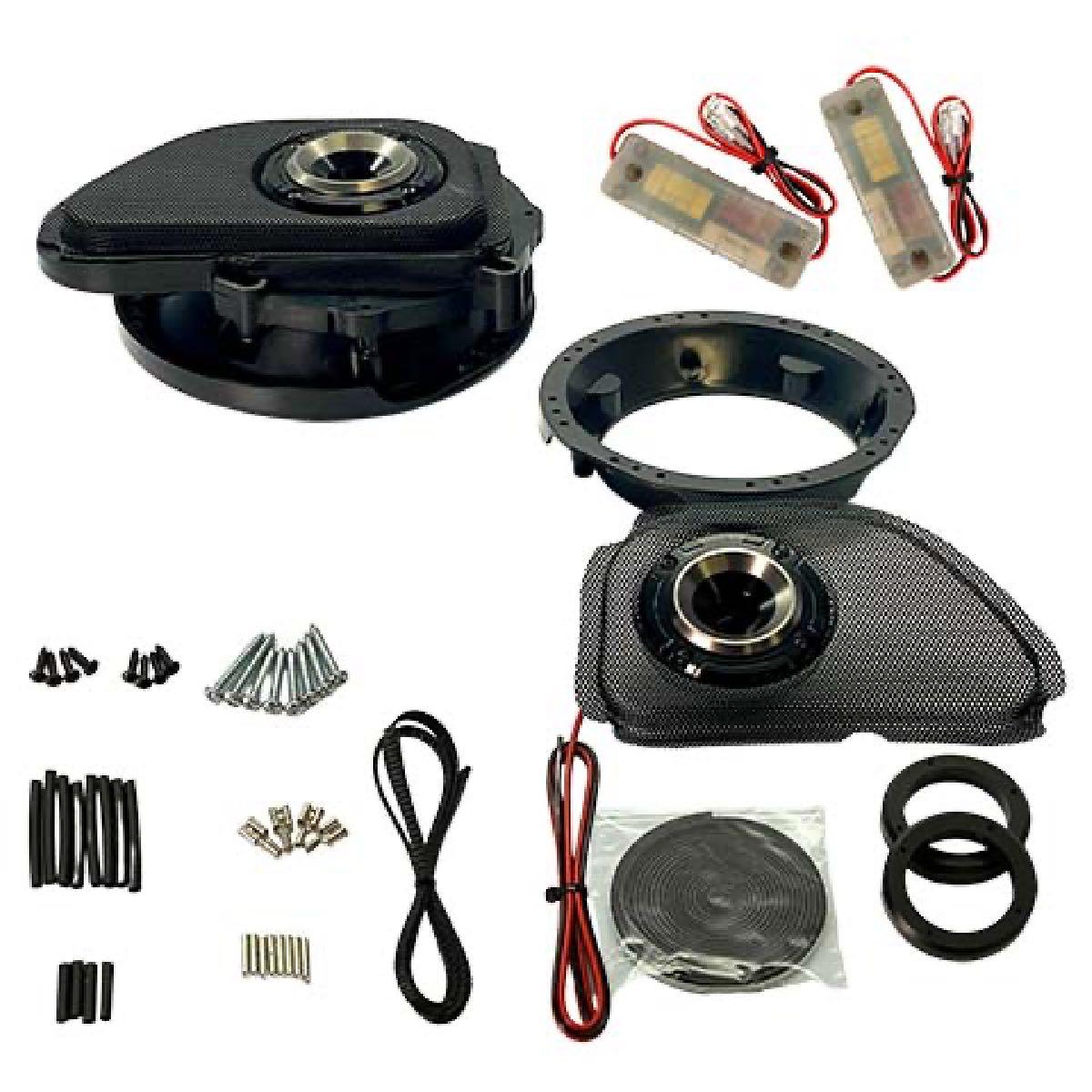 VELOCITY 98-13 ROAD GLIDE HORN GRILLS (RZ75H-RG-13)