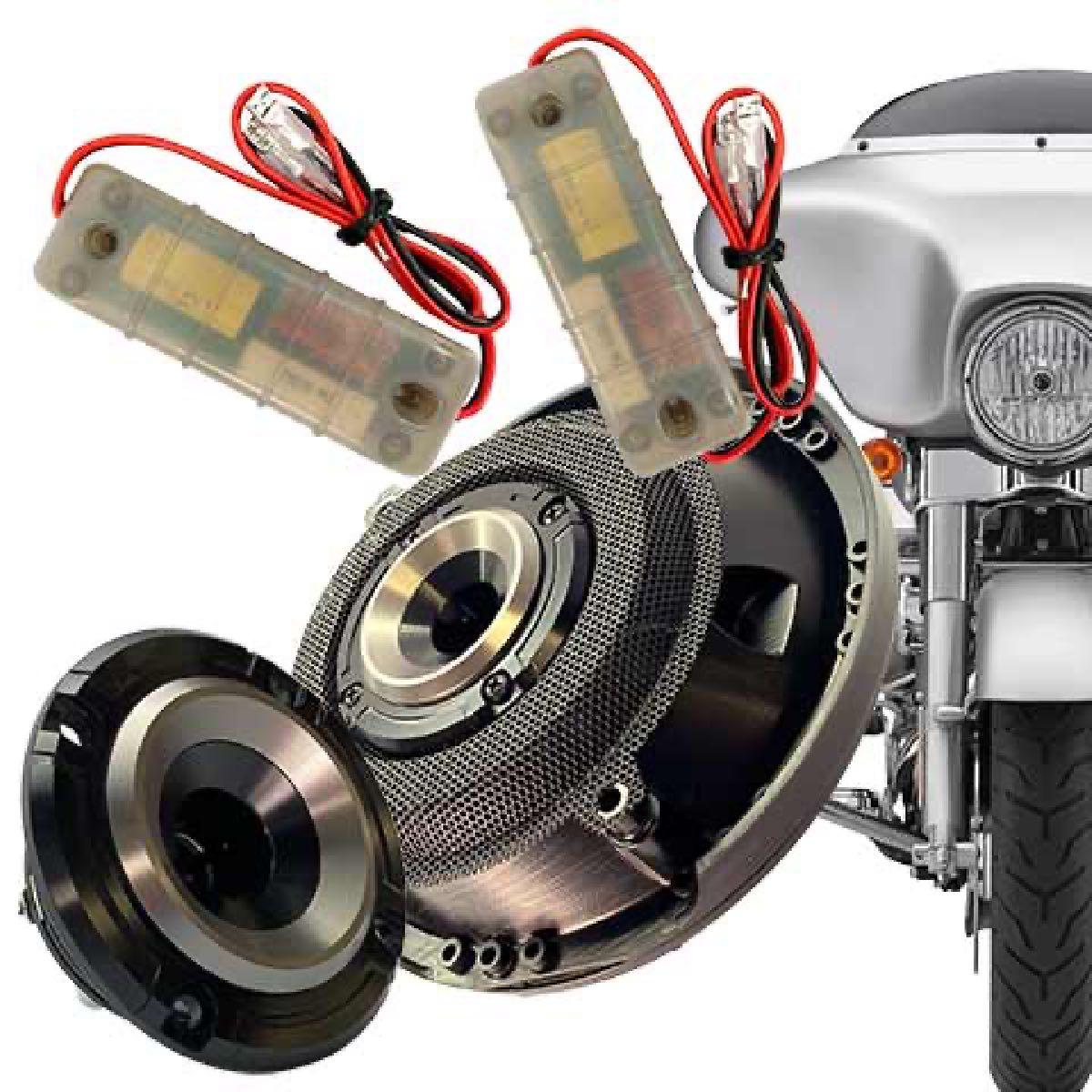 VELOCITY 98-13 STREET GLIDE HORN GRILLS (RZ75H-SG-13)