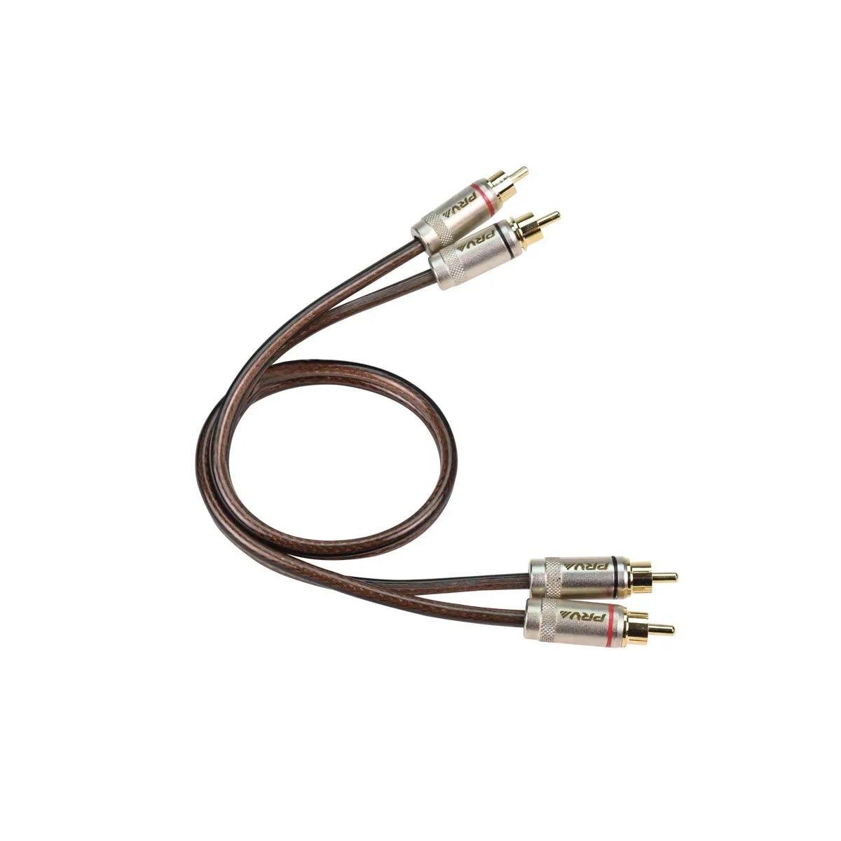 PRV AUDIO - RCA SIGNAL CABLE, SHIELDED, OFC, 0.5M (1.5FT) LENGTH (SC-1FTPRO)