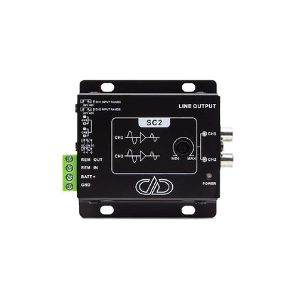 DD AUDIO 2 CHANNEL HI/LO CONVERTOR WITH OEM LINE LOAD DETECTOR (SC-2)
