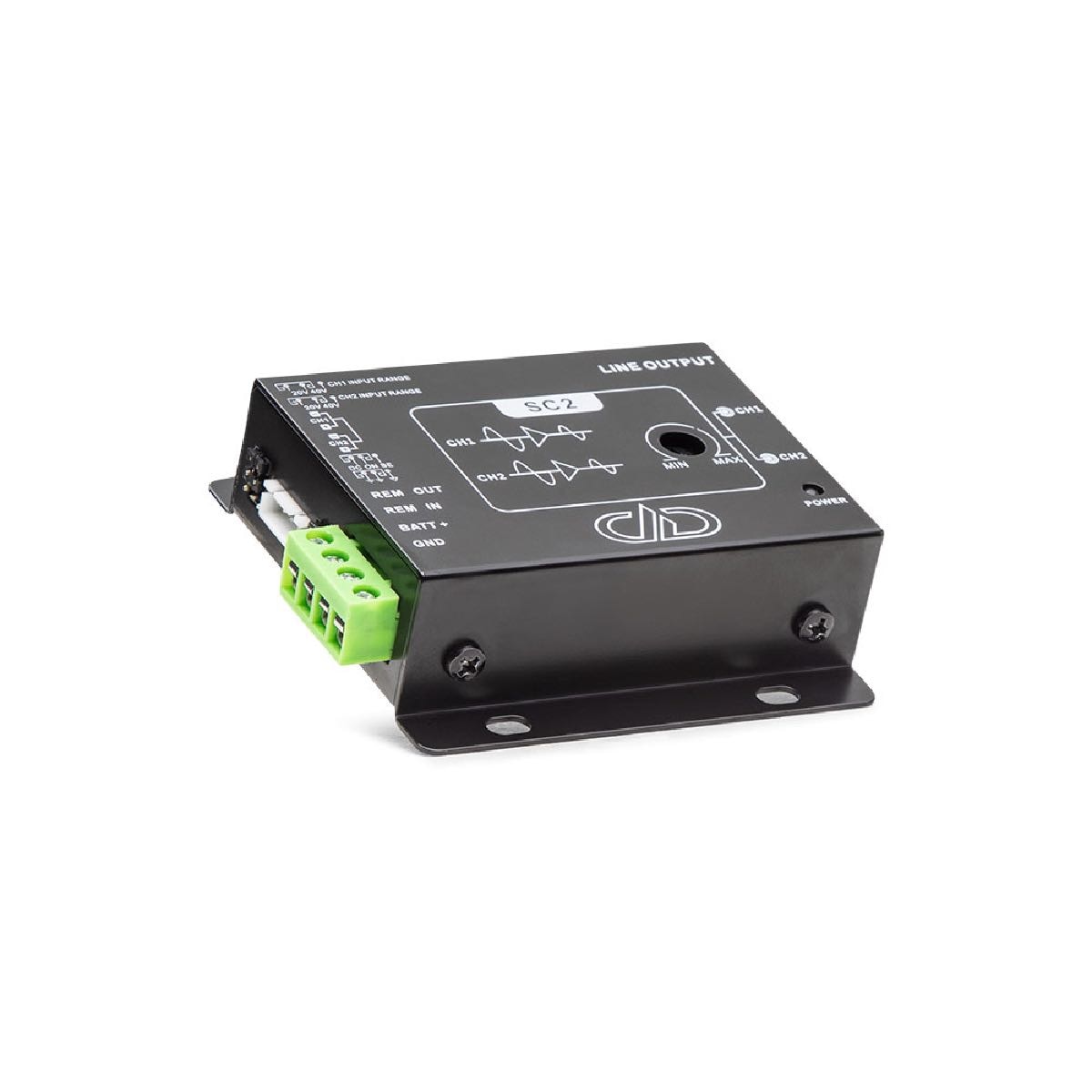 DD AUDIO 2 CHANNEL HI/LO CONVERTOR WITH OEM LINE LOAD DETECTOR (SC-2)