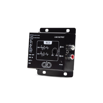 DD AUDIO 2 CHANNEL HI/LO CONVERTOR WITH OEM LINE LOAD DETECTOR (SC-2)