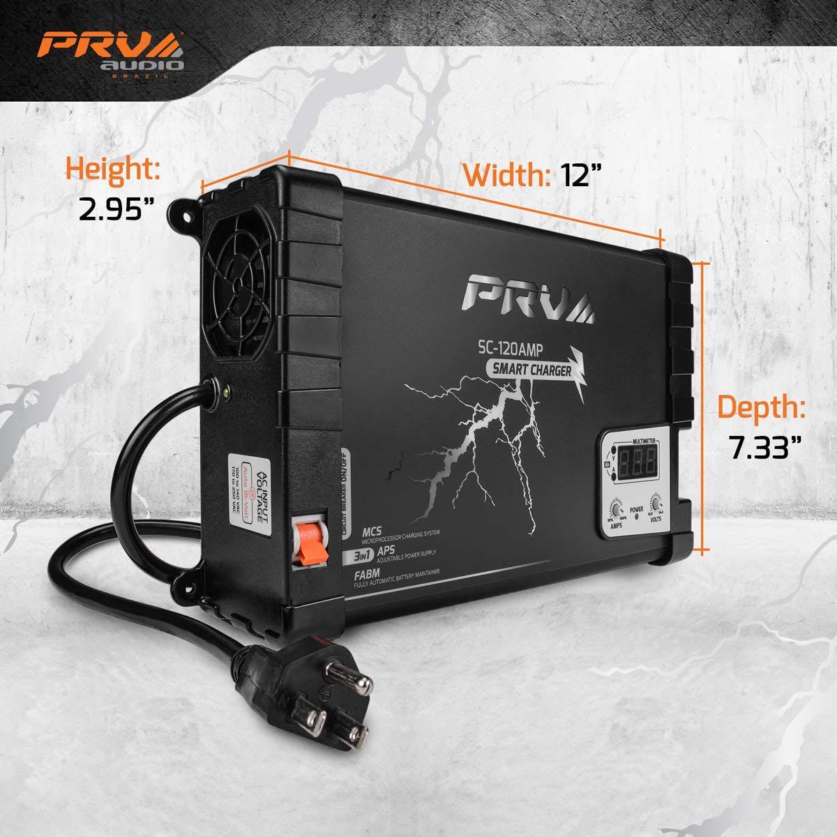 PRV AUDIO 120 AMP POWER SUPPLY & SMART CHARGER (SC-120AMP)