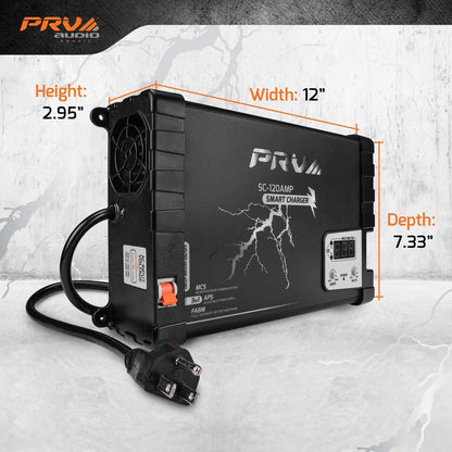 PRV AUDIO 120 AMP POWER SUPPLY & SMART CHARGER (SC-120AMP)