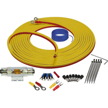 STINGER 8 GAUGE MARINE COMPLIANT WIRING KIT WITH DUAL SIAMESE POWER/GROUND WIRE 22' (SEA4287)