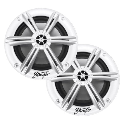 STINGER 6.5" MARINE SPEAKERS WHITE (SEA65W)