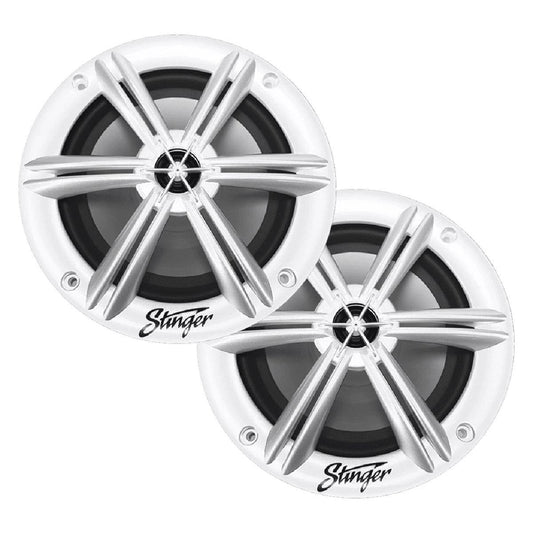 STINGER 6.5" MARINE SPEAKERS WHITE (SEA65W)