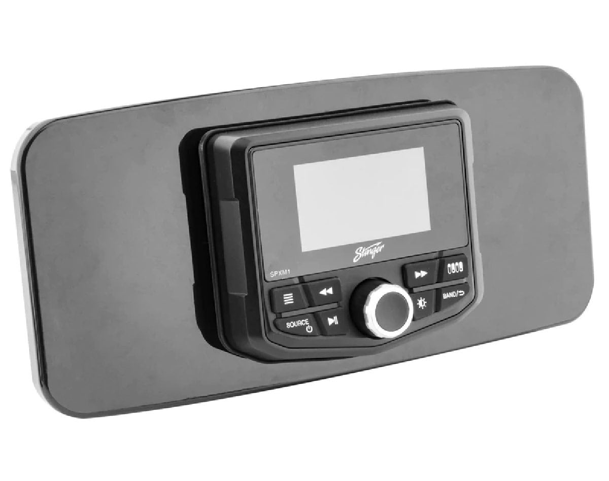 STINGER UNIVERSAL MARINE 3" RADIO DASH KIT BLACK (SEADASH3B)