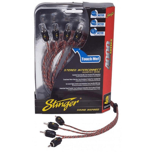 STINGER 4000 SERIES RCA 4 CHANNEL 20' (SI4420)