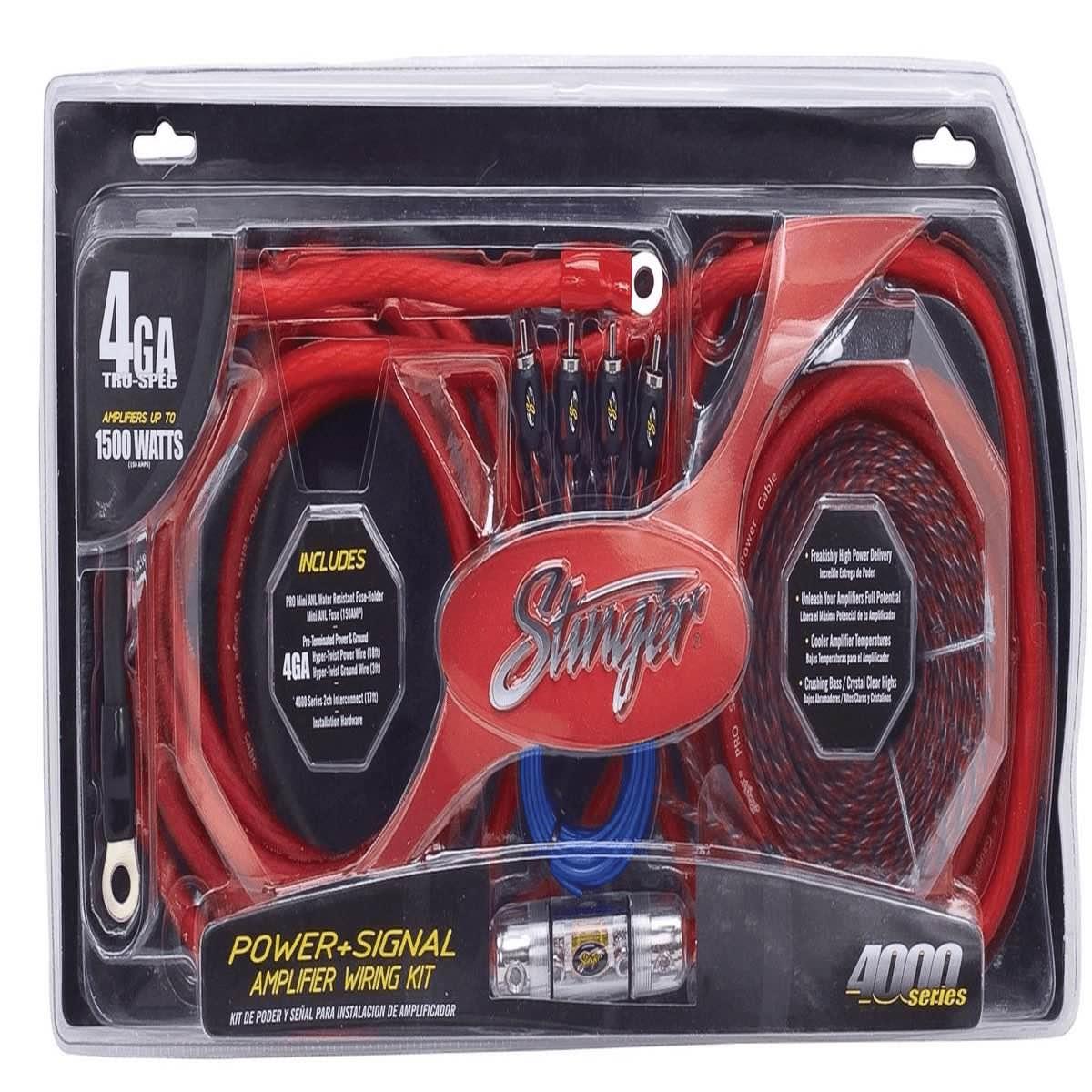 STINGER 4GA 4000 SERIES POWER+SIGNAL WIRING (SK4641)