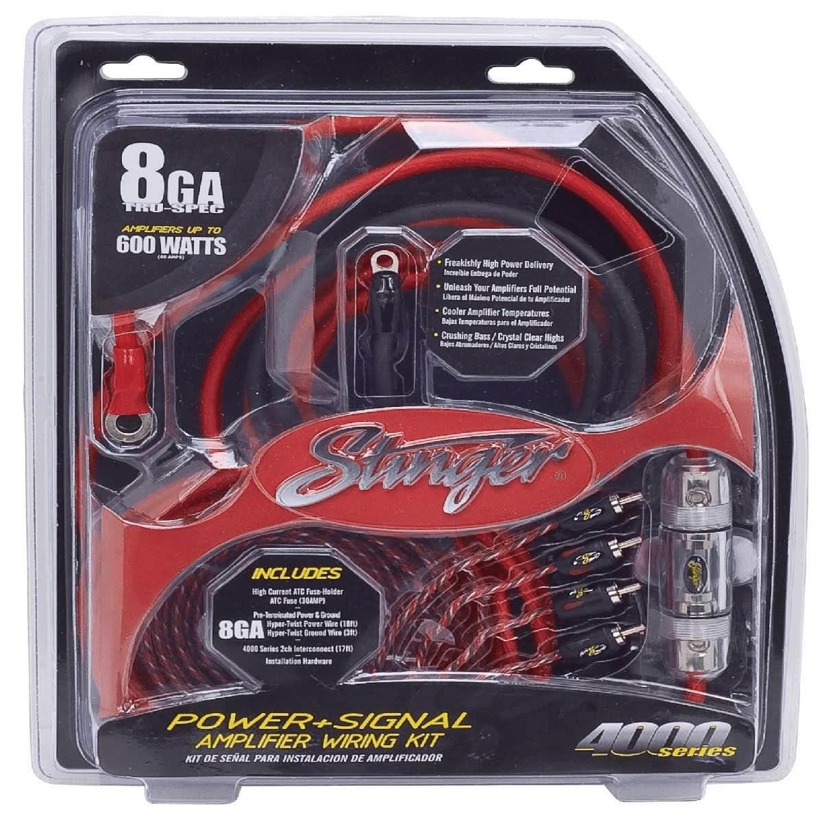 STINGER 8GA 4000 SERIES POWER+SIGNAL WIRING (SK4681)