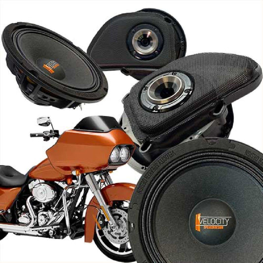 VELOCITY 1998 THROUGH 2013 ROAD GLIDE FAIRING OVERDRIVE COMPONENT SPEAKER KIT (SPK-13-RG-OVERDRIVE-V)
