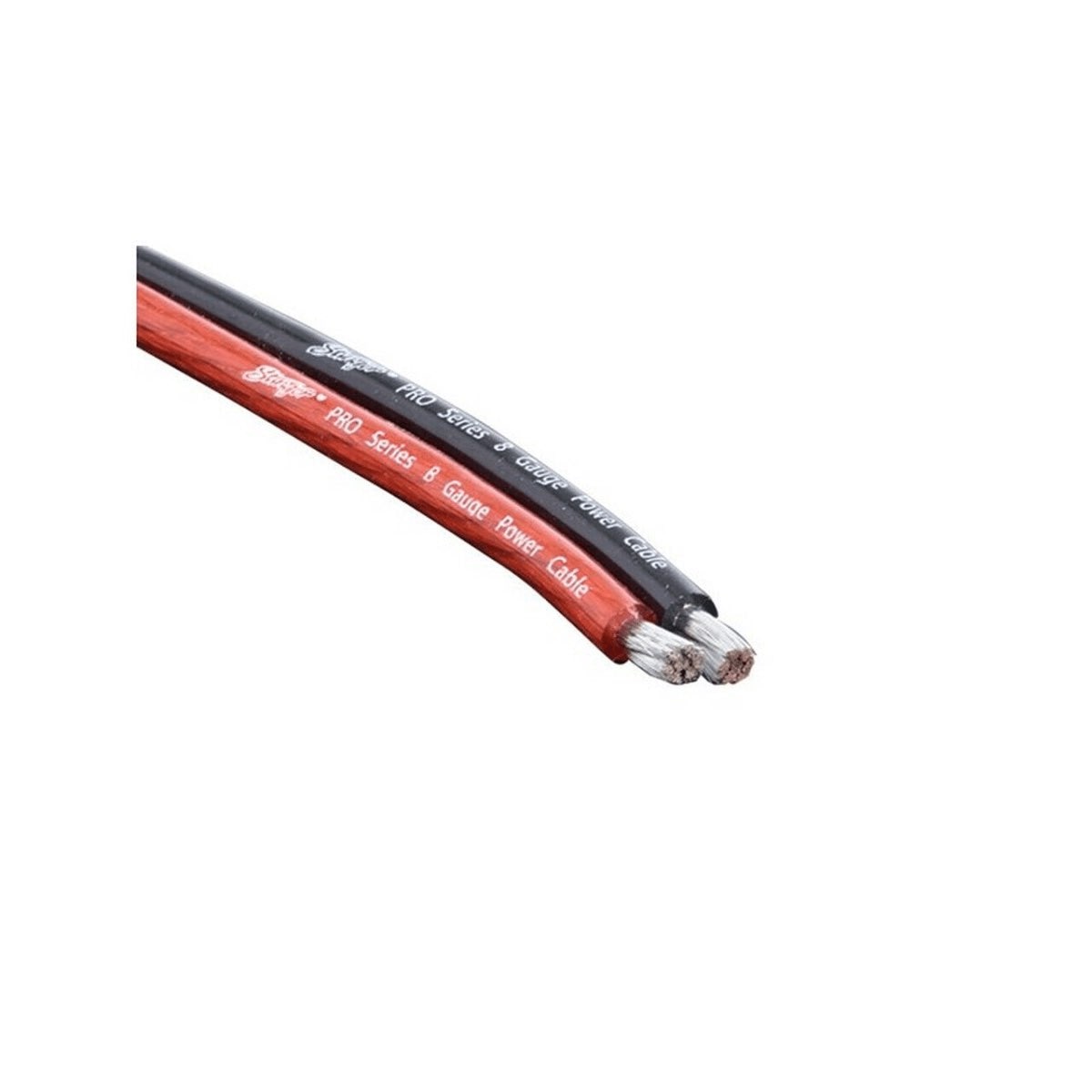 STINGER 8 GA 250' MATTE BLACK HYPER FLEX PURE COPPER WIRE (SPW18TB)