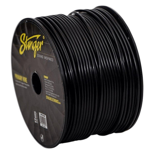 STINGER 12 GAUGE 500' BLACK TRUE GAUGE PRIMARY WIRE (SPW312BK)