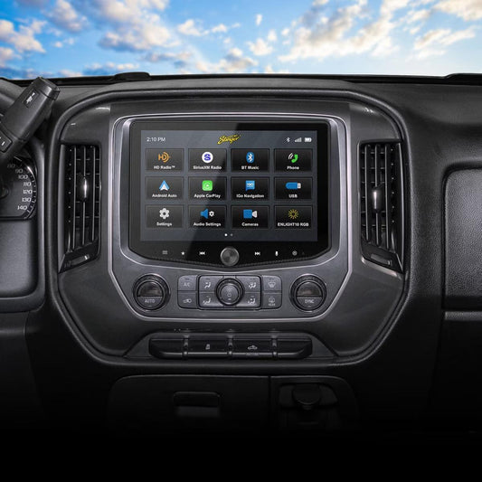STINGER HORIZON10 FLUSH MOUNT WITH FULL INTEGRATION KIT FOR 14-18 SILVERADO/SIERRA 1500 & 15-19 2500 & 3500 (SRK-GM14HX)