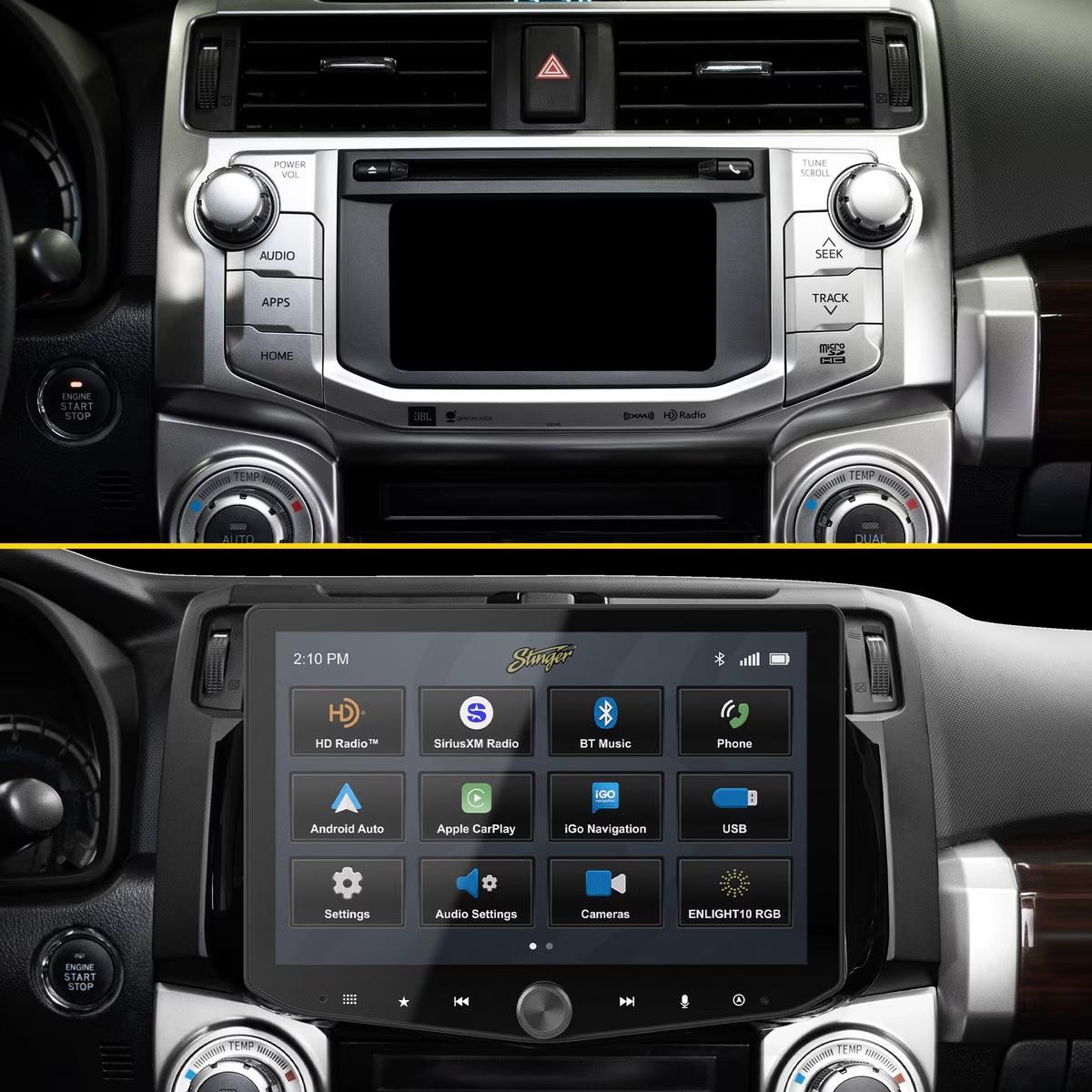 STINGER HORIZON10 FLUSH MOUNT WITH FULL INTEGRATION KIT FOR 10-24 TOYOTA 4RUNNER (SR-RUN10HX)