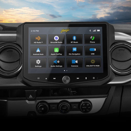 STINGER HORIZON10 FLUSH MOUNT WITH FULL INTEGRATION KIT FOR 16-23 TOYOTA TACOMA (SR-TAC16HX)