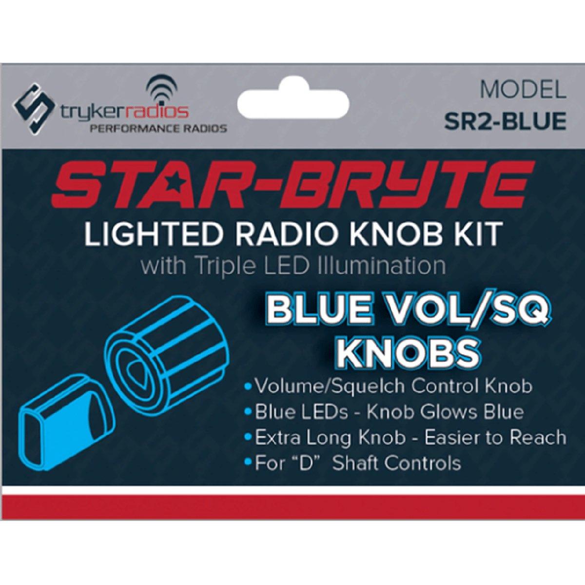 STRYKER LIGHTED DUAL NITRO KNOB (SR2BLUE)