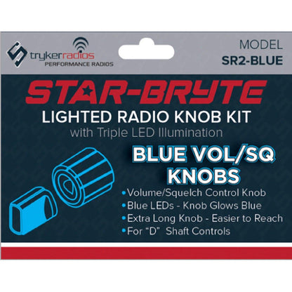 STRYKER LIGHTED DUAL NITRO KNOB (SR2BLUE)