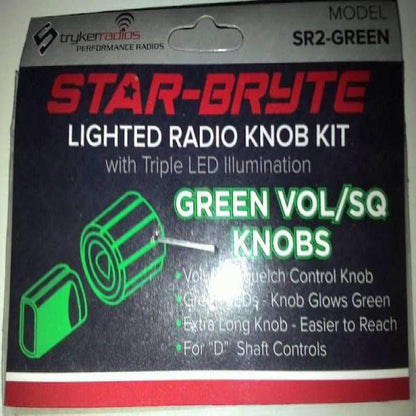 STRYKER GREEN LIGHTED DUAL NITRO KNOB (SR2GREEN)