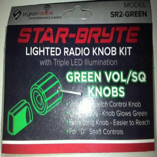 STRYKER GREEN LIGHTED DUAL NITRO KNOB (SR2GREEN)
