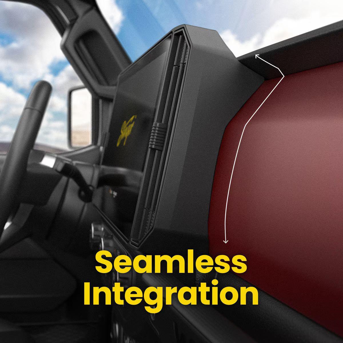 STINGER 12.8" JEEP WRANGLER JL GLADIATOR GT WIRELESS CARPLAY & AUTO WATERPROOF OEM STYLE MOUNTING & VEHICLE CONTROLS ON SCREEN (SRX-JW18128)