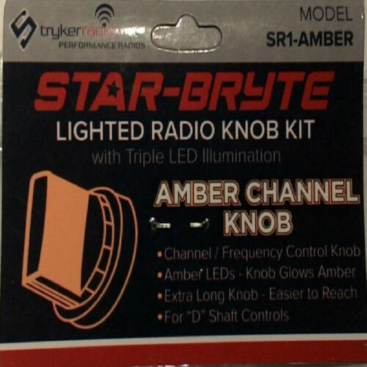 STRYKER AMBER LIGHTED CHANNEL NITRO KNOB (SR1AMBER)