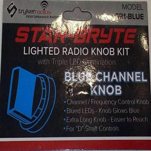 STRYKER BLUE LIGHTED CHANNEL NITRO KNOB (SR1BLUE)