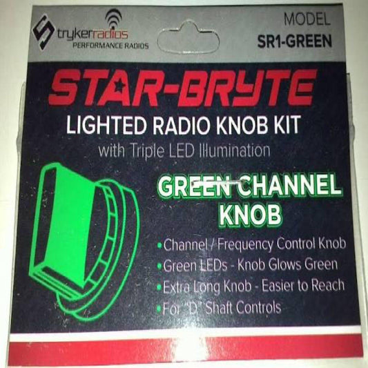 STRYKER GREEN LIGHTED CHANNEL NITRO KNOB (SR1GREEN)