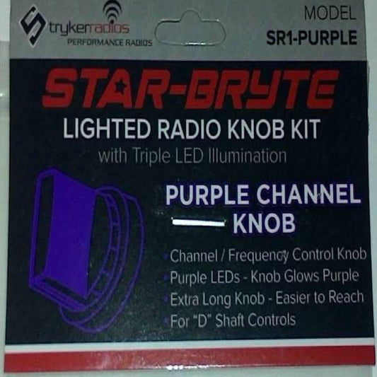 STRYKER PURPLE LIGHTED CHANNEL NITRO KNOB (SR1PURPLE)