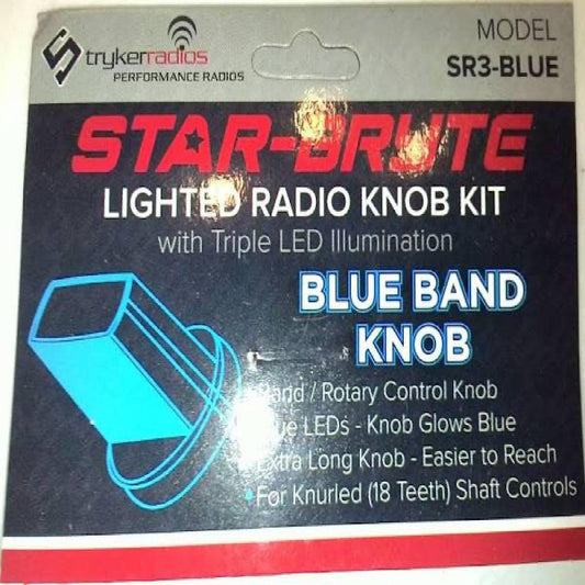 STRYKER BLUE LIGHTED BAND NITRO KNOB (SR3BLUE)