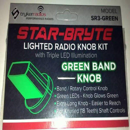 STRYKER GREEN LIGHTED BAND NITRO KNOB (SR3GREEN)