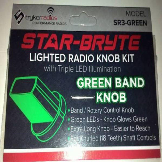 STRYKER GREEN LIGHTED BAND NITRO KNOB (SR3GREEN)