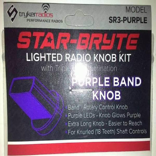 STRYKER PURPLE LIGHTED BAND NITRO KNOB (SR3PURPLE)