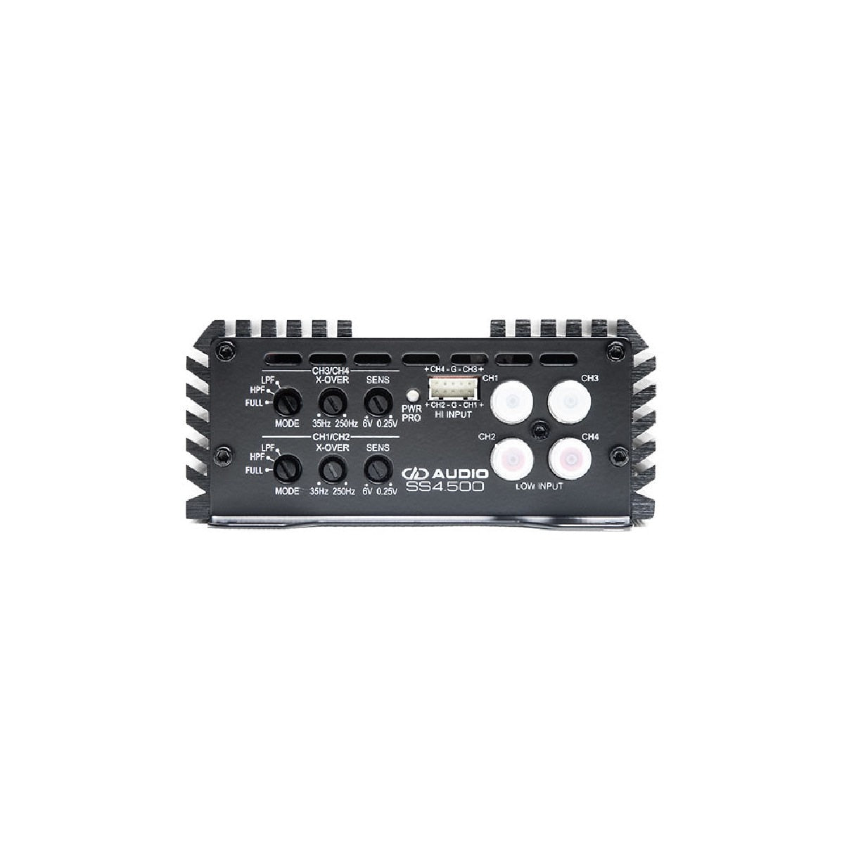 DD AUDIO 4 CHANNEL 500 WATT MICRO SIZE AMPLIFIER (SS4.500)