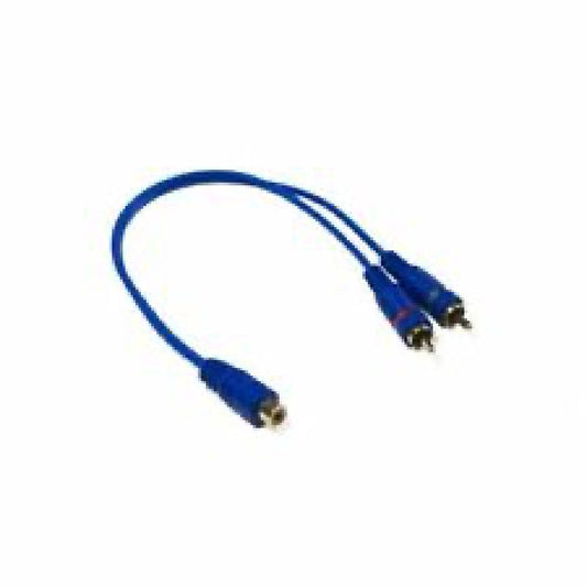 STINGER SELECT RCA Y SPLITTER 2 FEMALE TO 1 MALE (SSIBY2F)