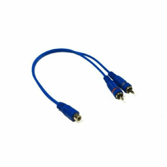 STINGER SELECT RCA Y SPLITTER 2 MALE TO 1 FEMALE (SSIBY2M)