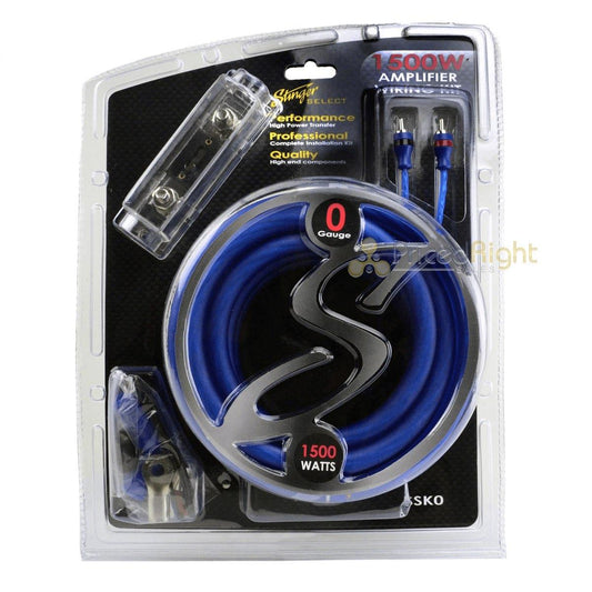 STINGER SELECT 0 GAUGE CCA 1500 WATT AMP KIT (SSK0)